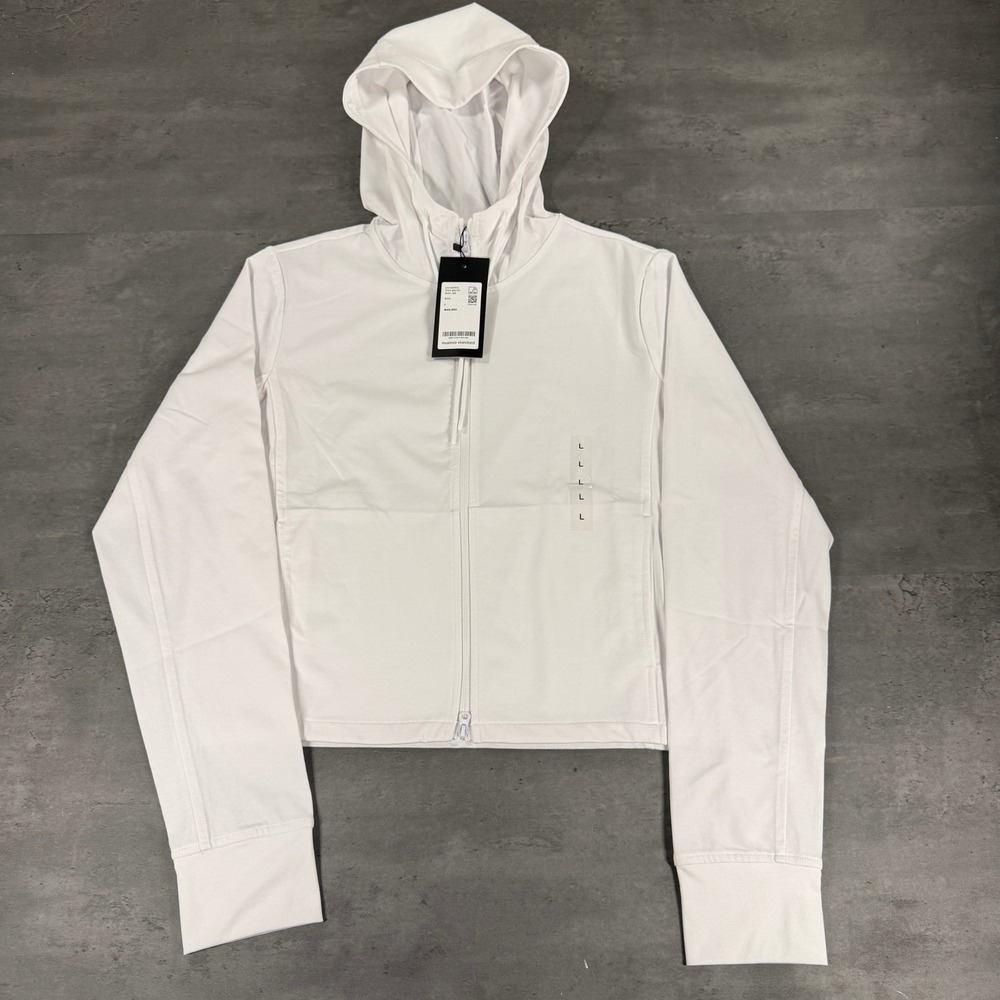 Musinsa Standard Hoodie Women L Korean White UV Protection NEW Tech Gorpcore